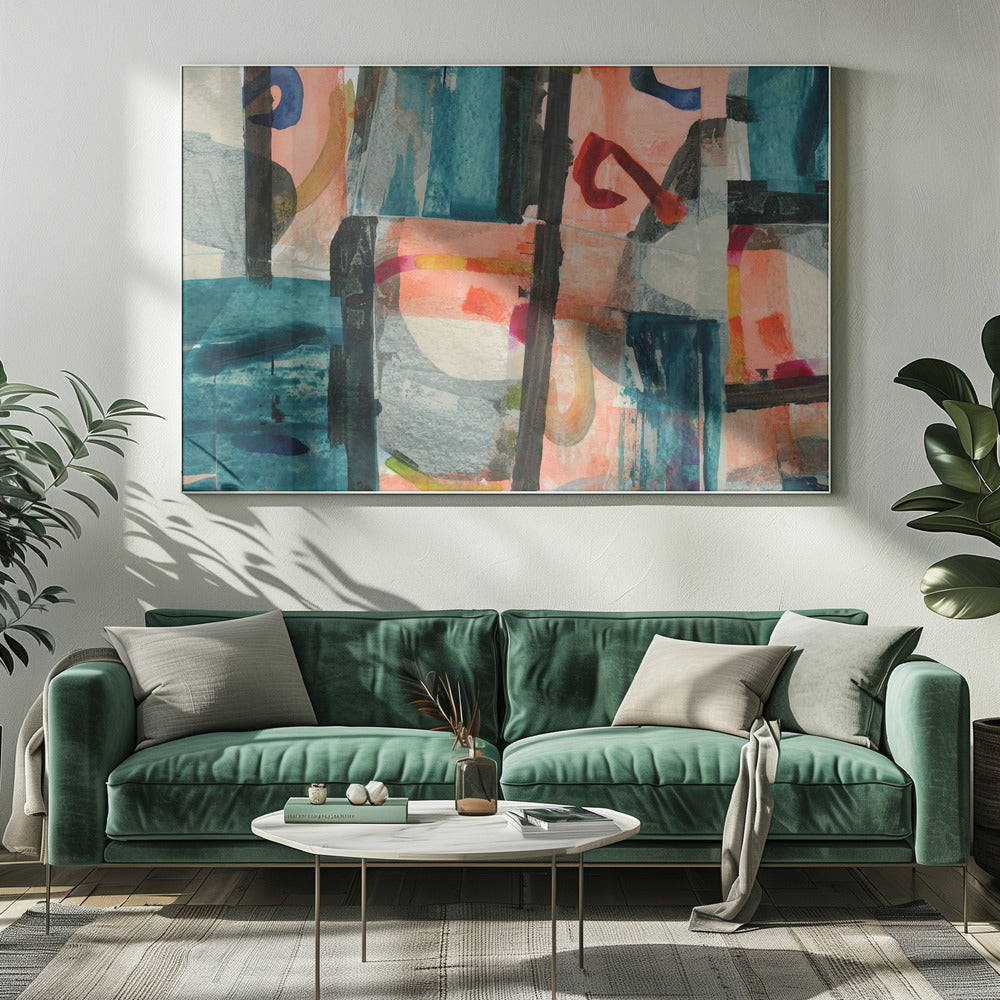 Multi Abstracte Vormen 2 | Canvas