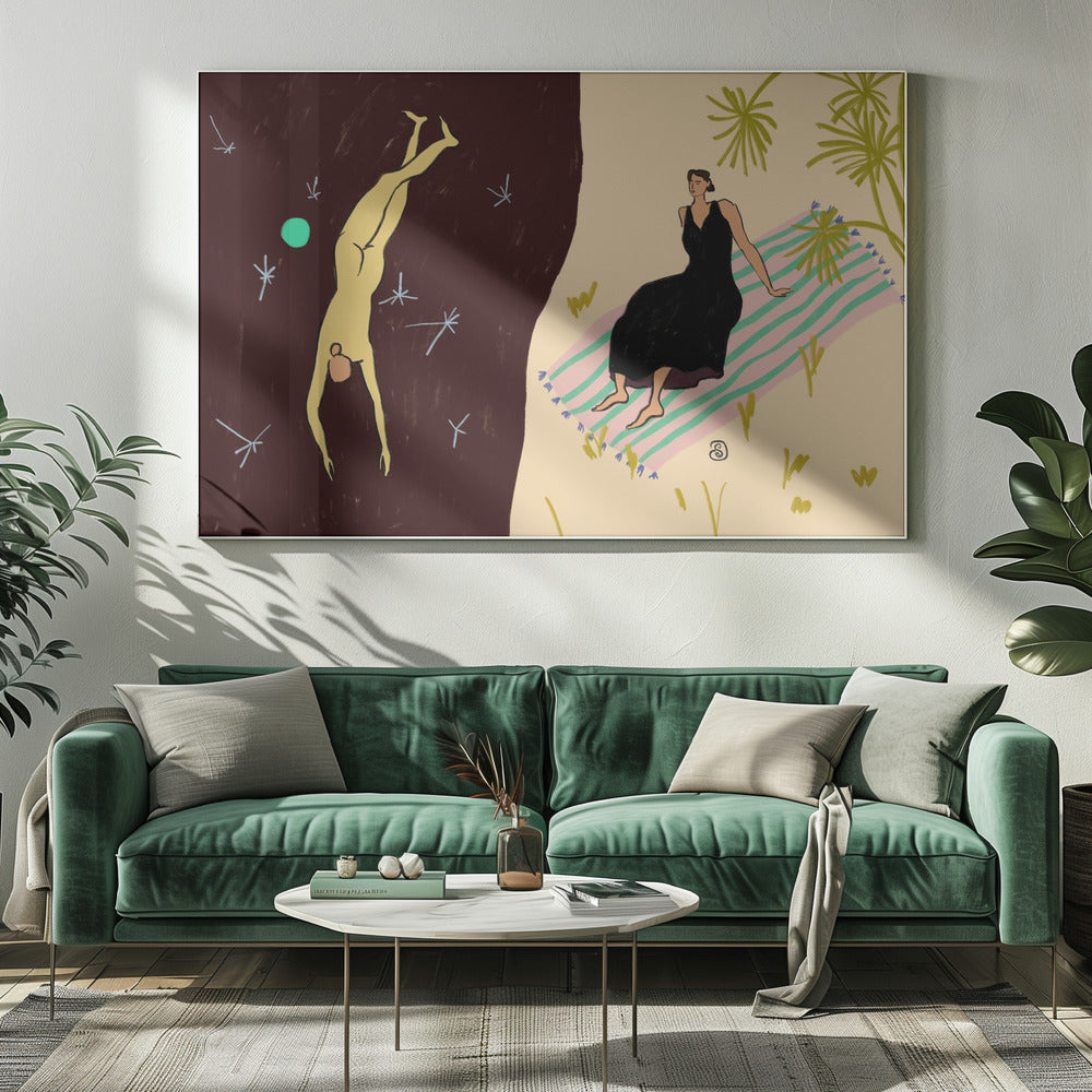 Duikfiguur | Canvas