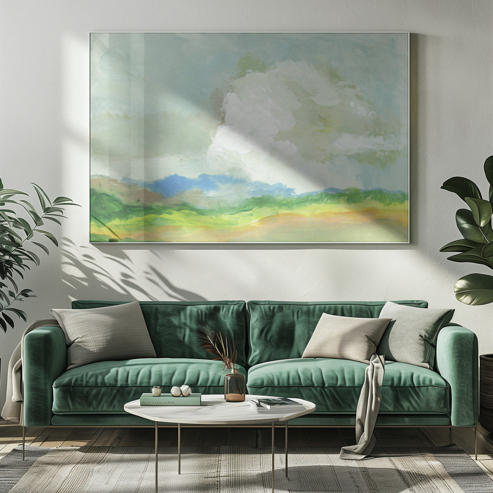Grote wolkenlandschap | Canvas