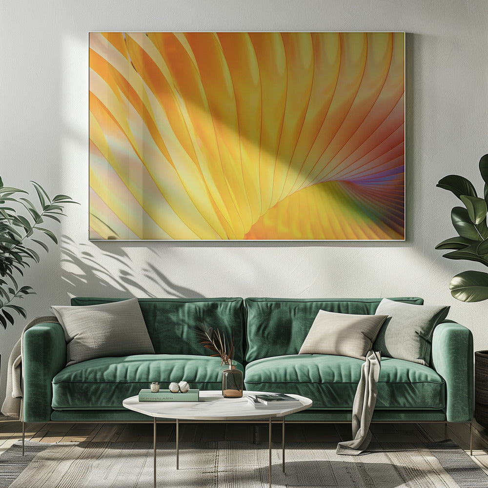 Gouden spiralen | Canvas