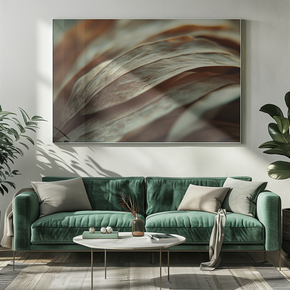 Golvende bloemblaadjes | Canvas