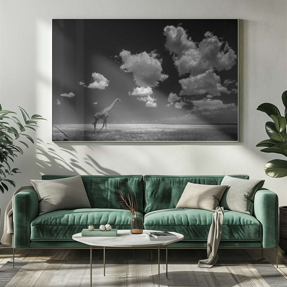 Weg met de wolken | Canvas