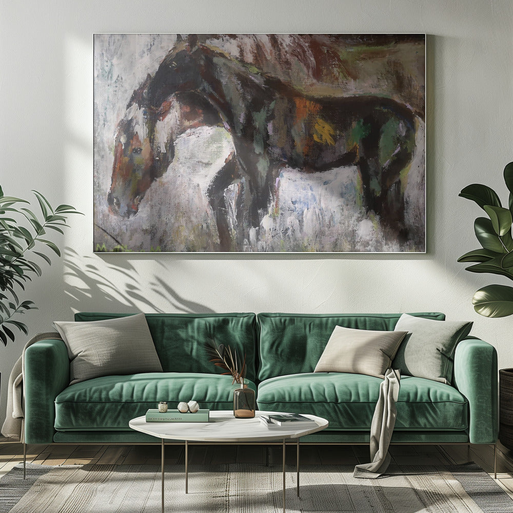 Leun op mij | Canvas