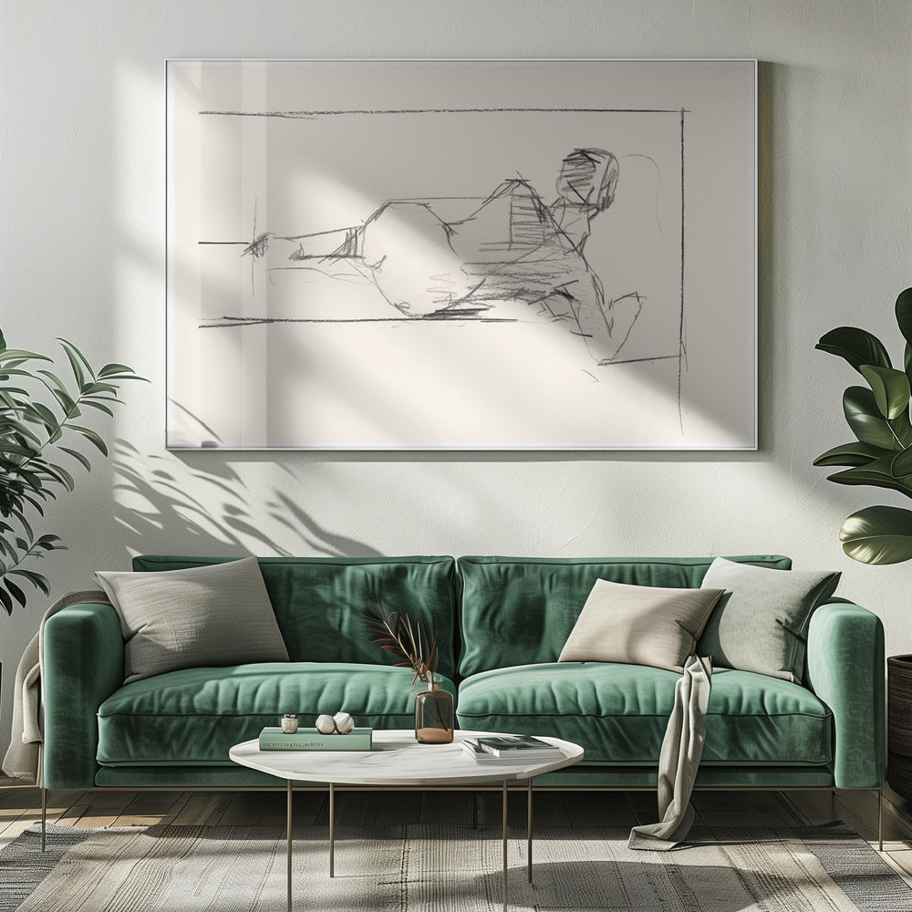 Étude Vrouwelijke No.9 | Canvas