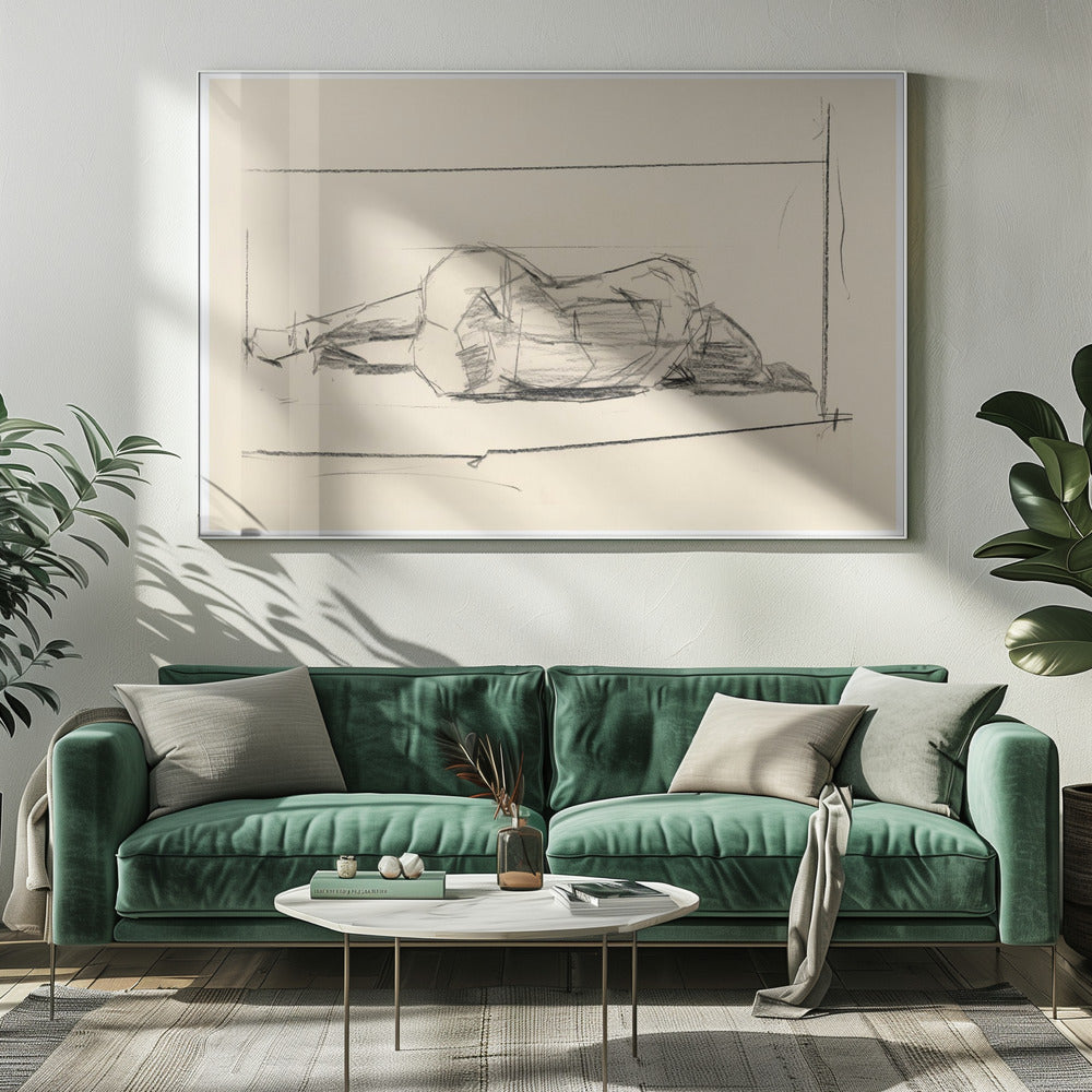Étude Vrouwelijke No.8 | Canvas