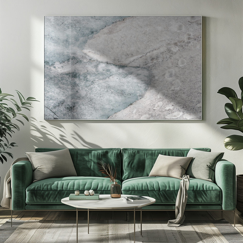 Abstracte vormen van landschap #1 | Canvas