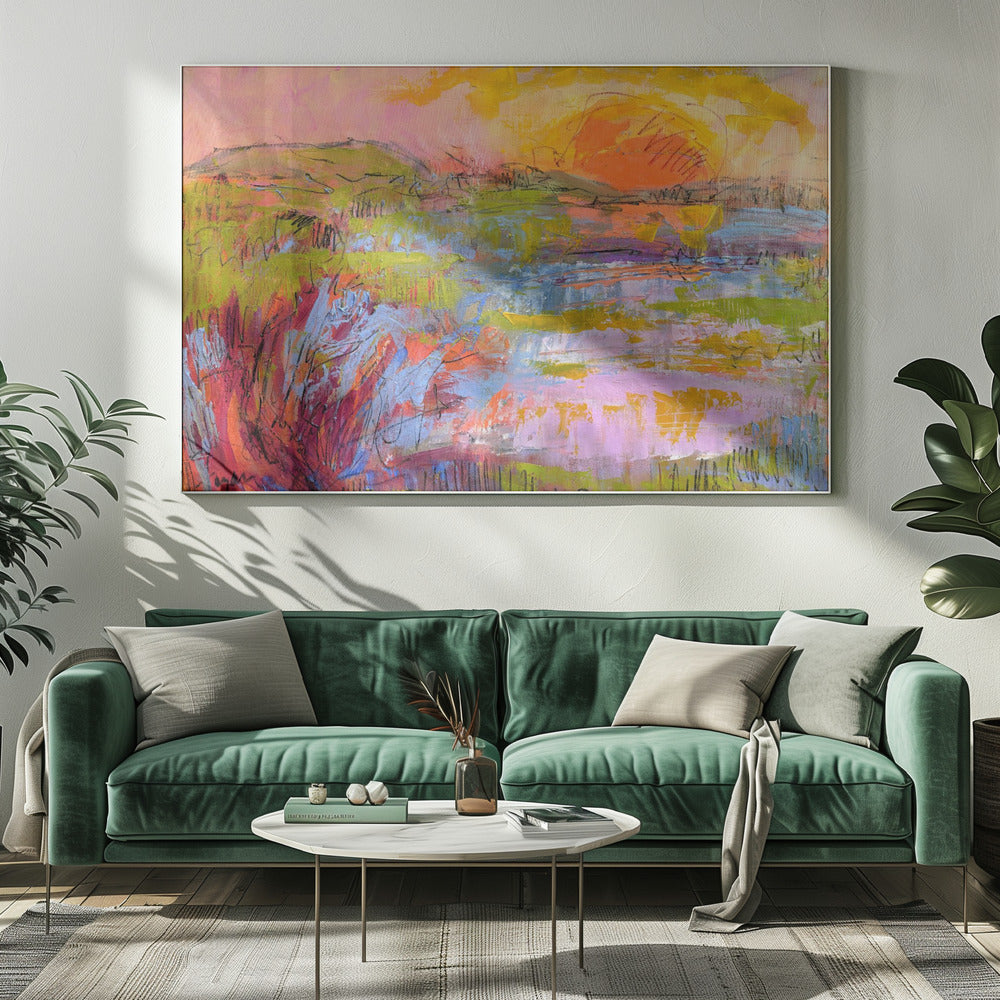 Zonsondergangsymfonie | Canvas