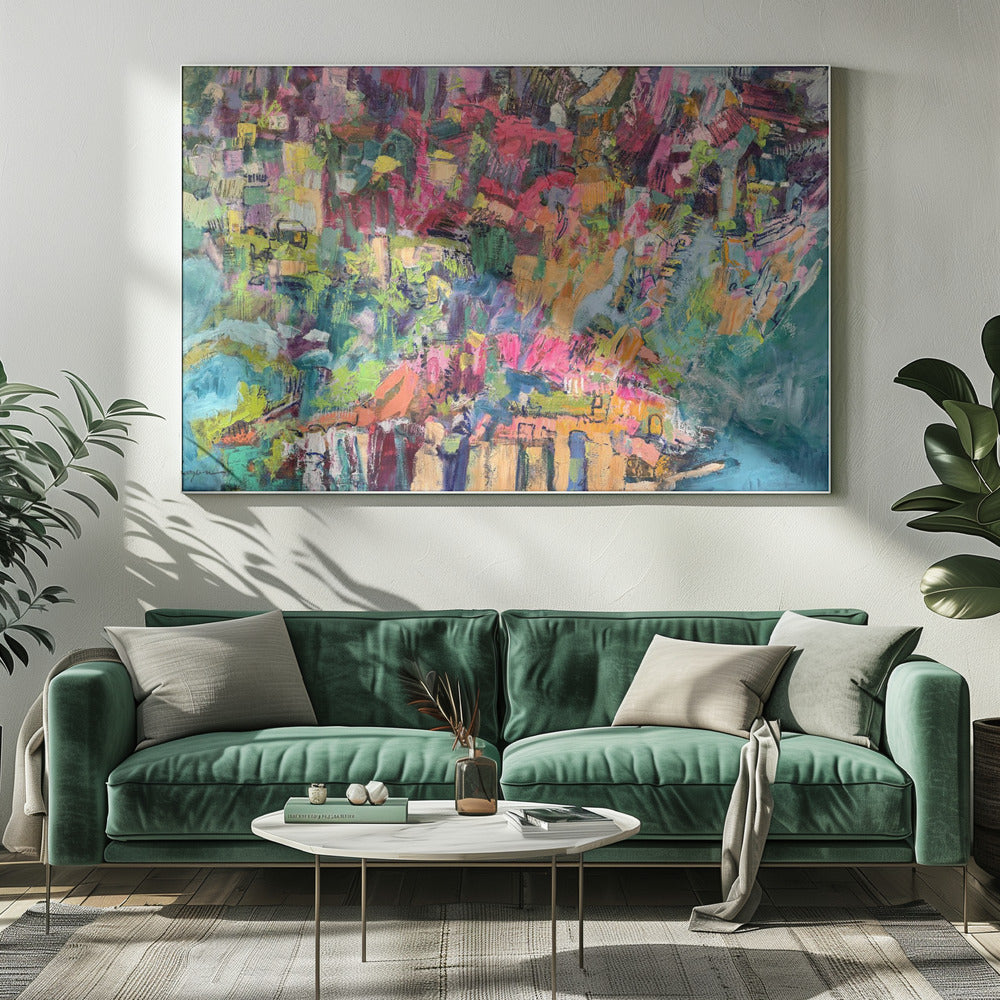 Betoverde vlinder | Canvas