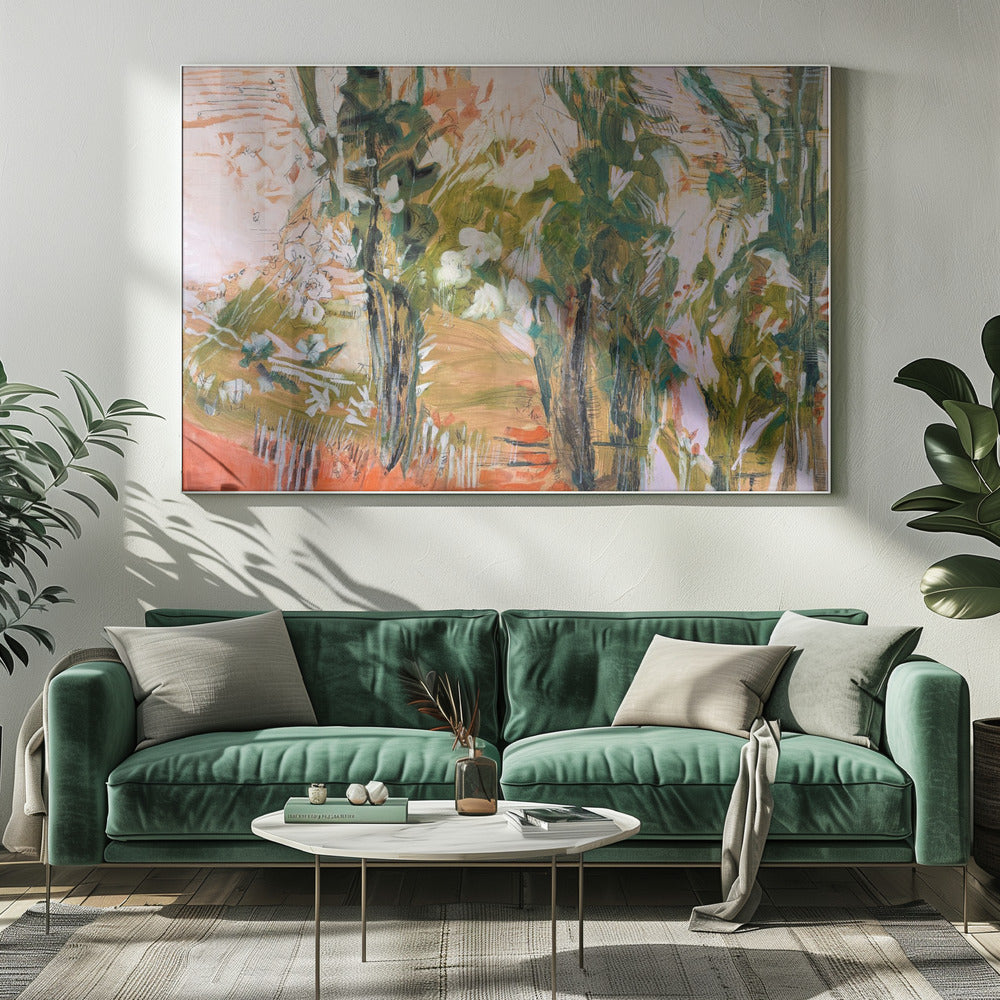Groene Fluisteringen | Canvas