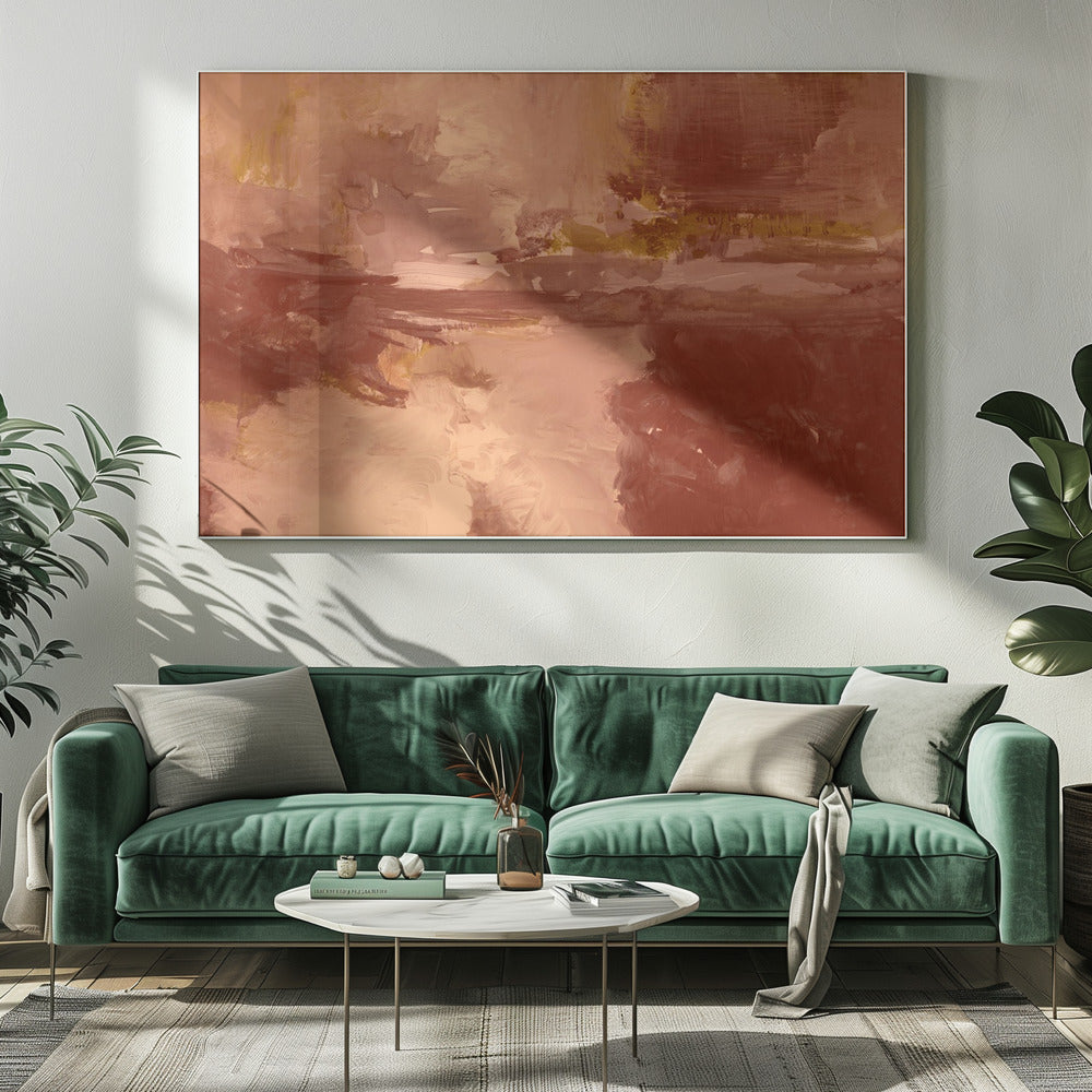 Een vredig panoramalandschap 1 | Canvas