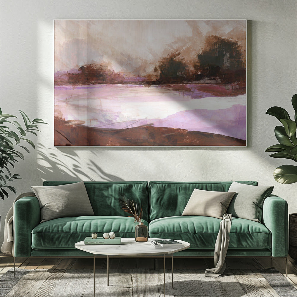 Een vredig panoramalandschap 2 | Canvas