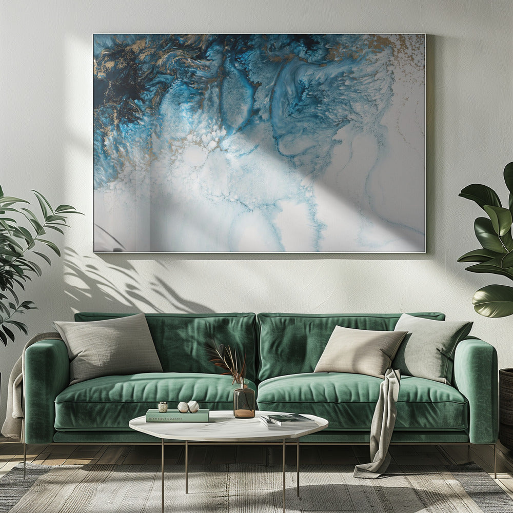 Kustkunst - Kustblauw | Canvas