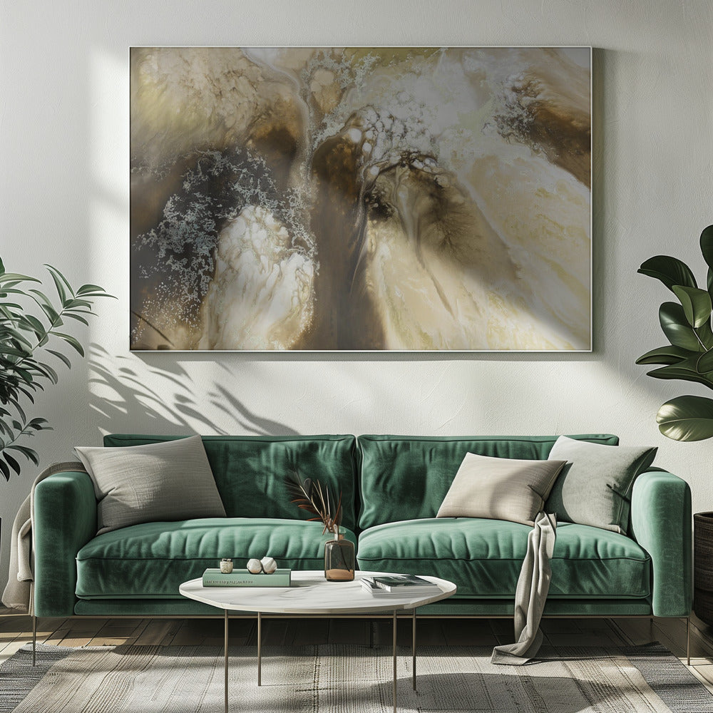 Rustic Abstract - Terra's Tapestry | Canvas