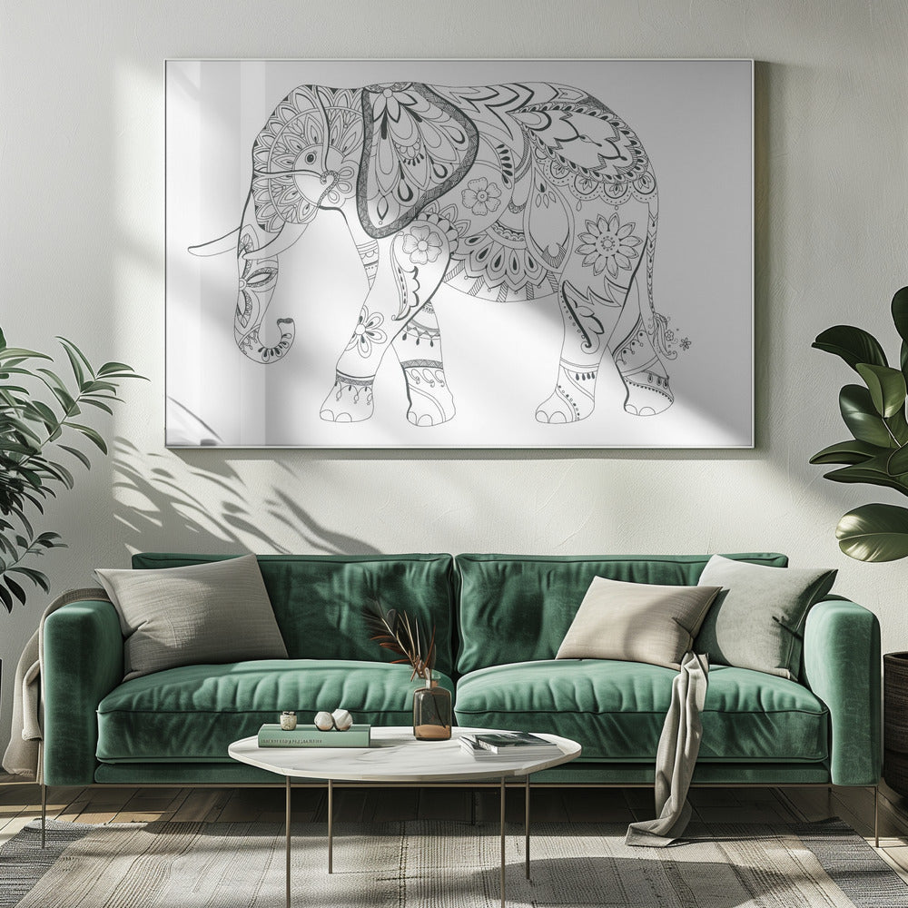 Olifant Mandala | Canvas