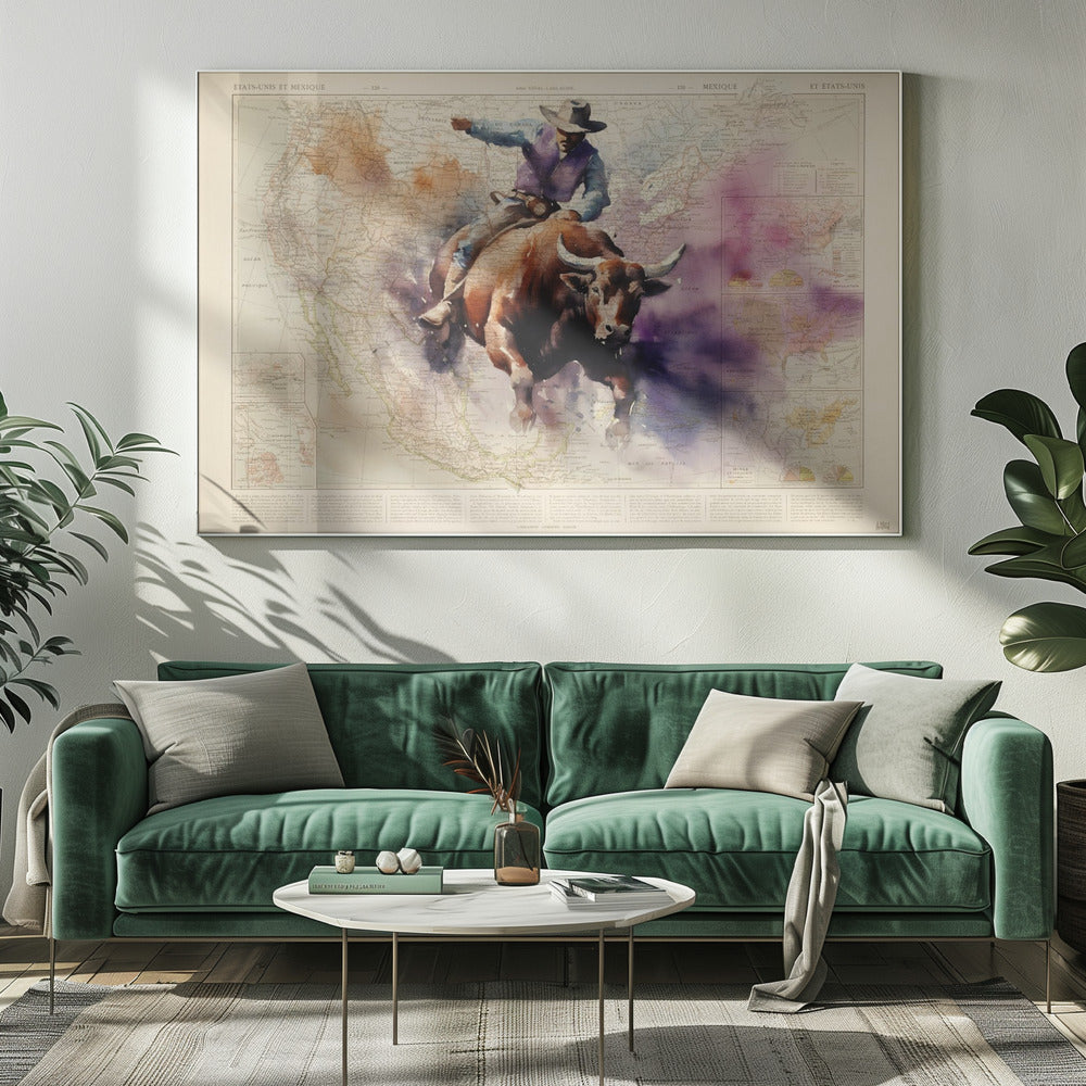 Stierenrijder | Canvas