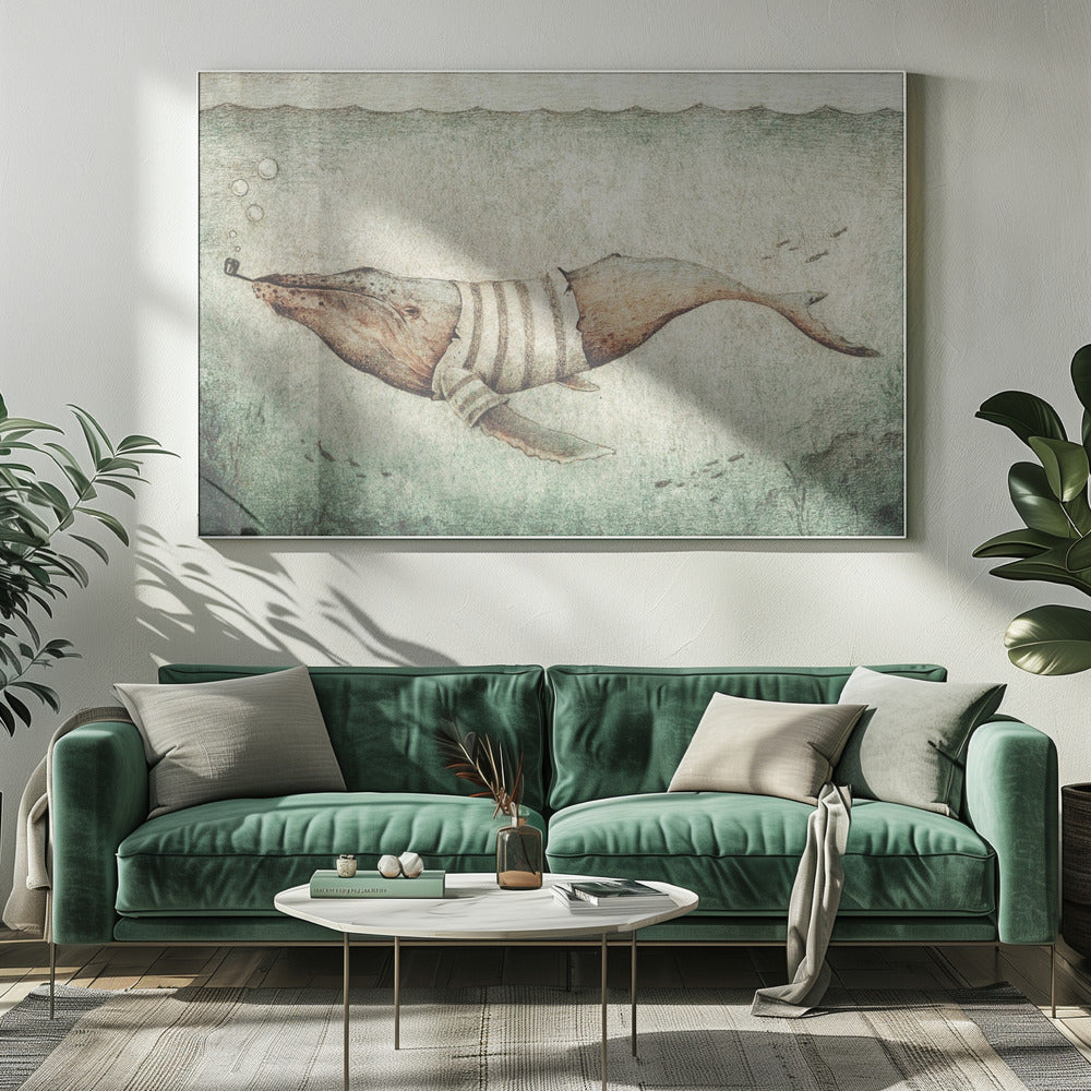 Zeeman van de Diepe Oceaan | Canvas
