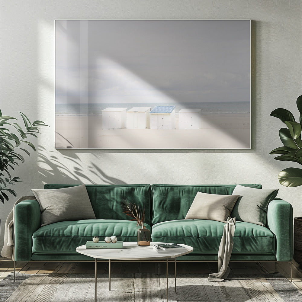 Blauw Dak | Canvas