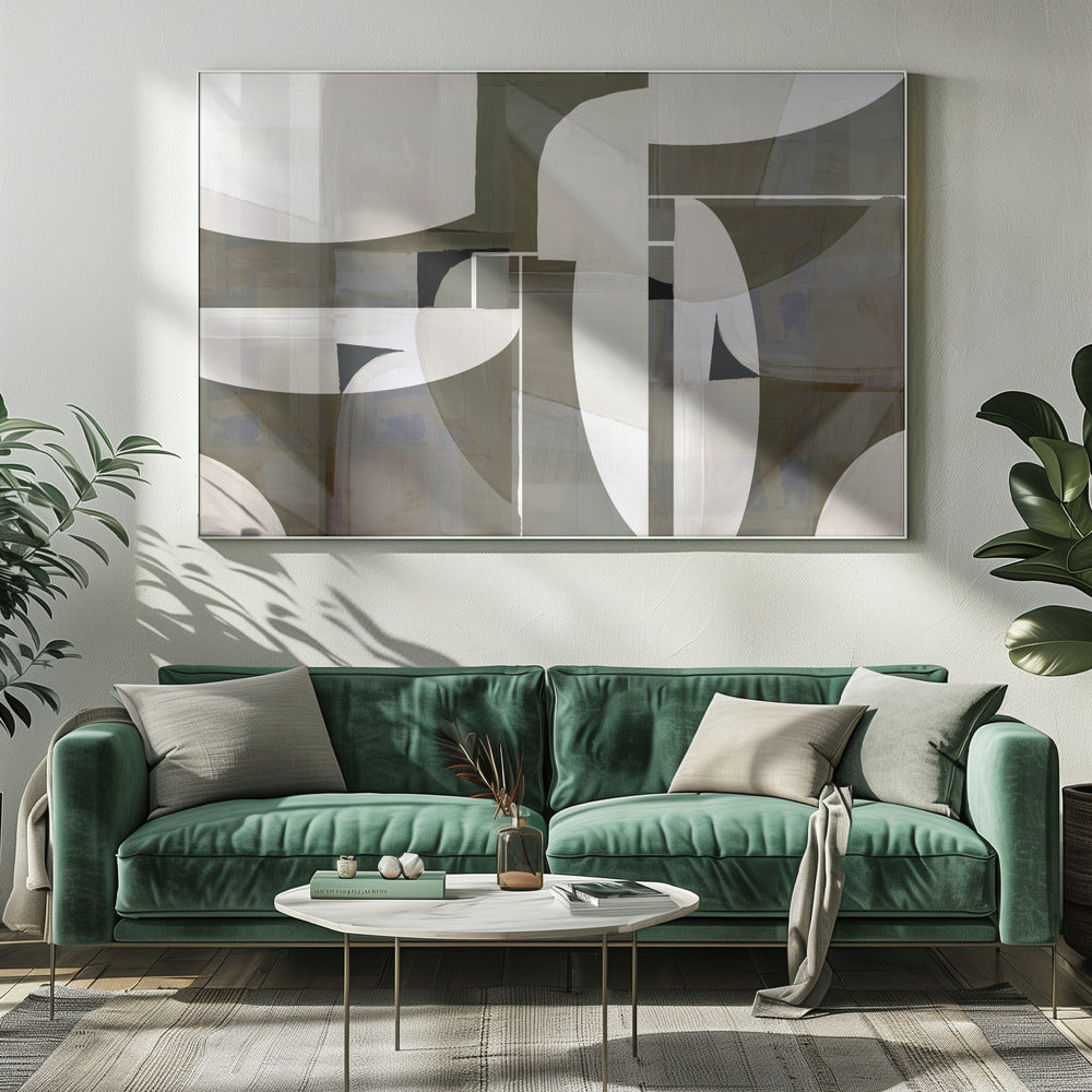 Architectonische abstractie | Canvas