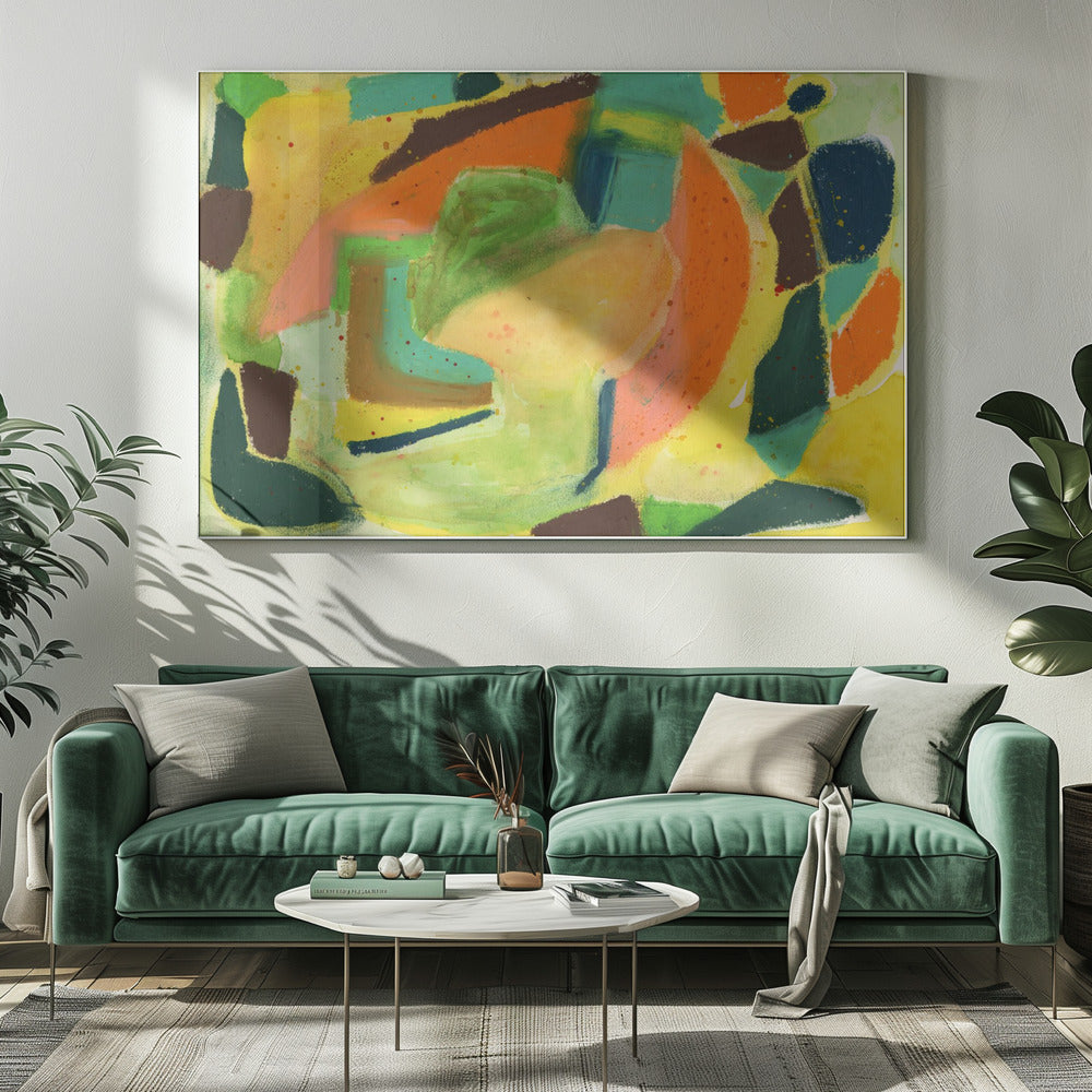 Aquarel & pastel Abstract | Canvas
