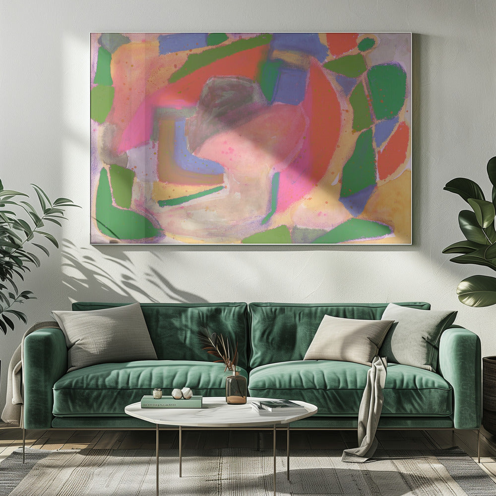 Aquarel & pastel Abstract | Canvas