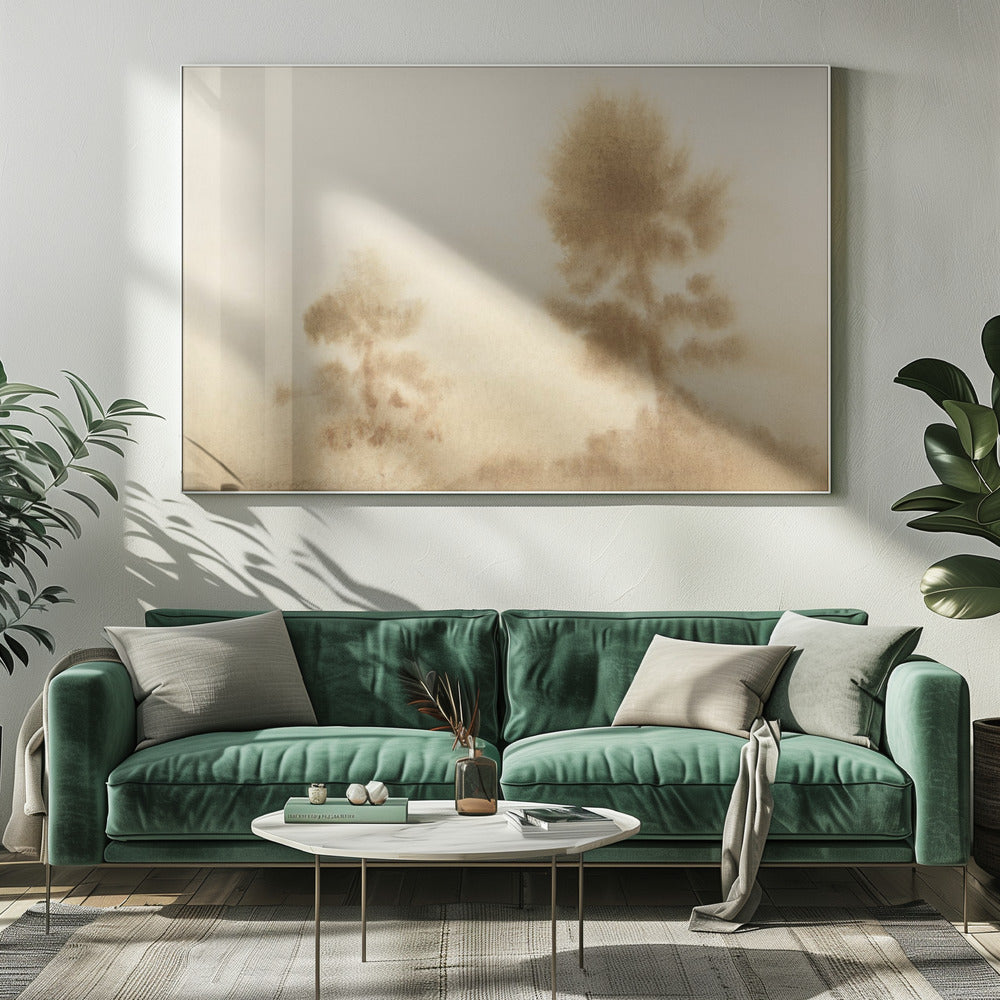 Mistige Weide | Canvas