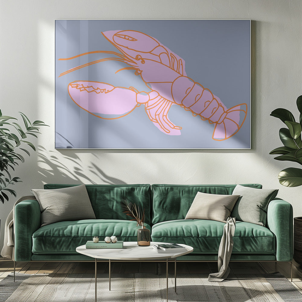 Neon Kreeft Vibes | Canvas