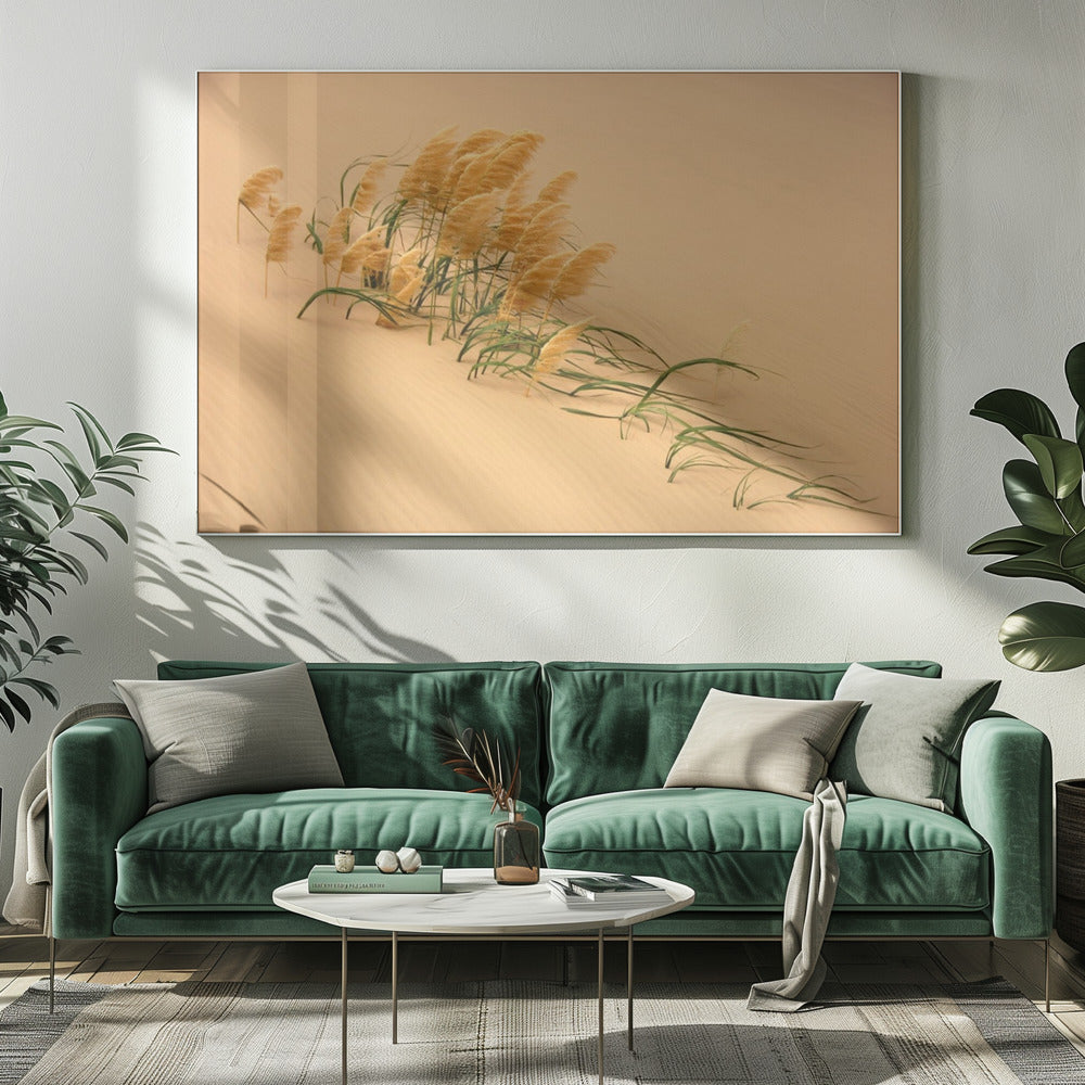Pampagras in zandduin | Canvas