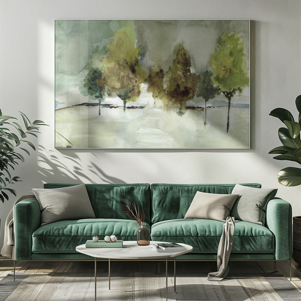 Fluisterende bossen | Canvas