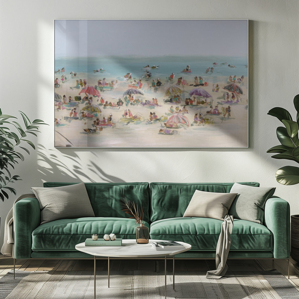 Impressionistisch strandgezicht | Canvas