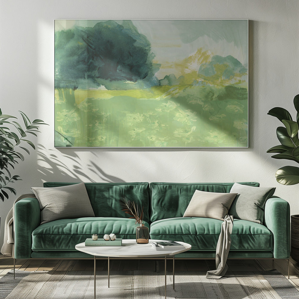 Smaragdgroene weide dromen | Canvas