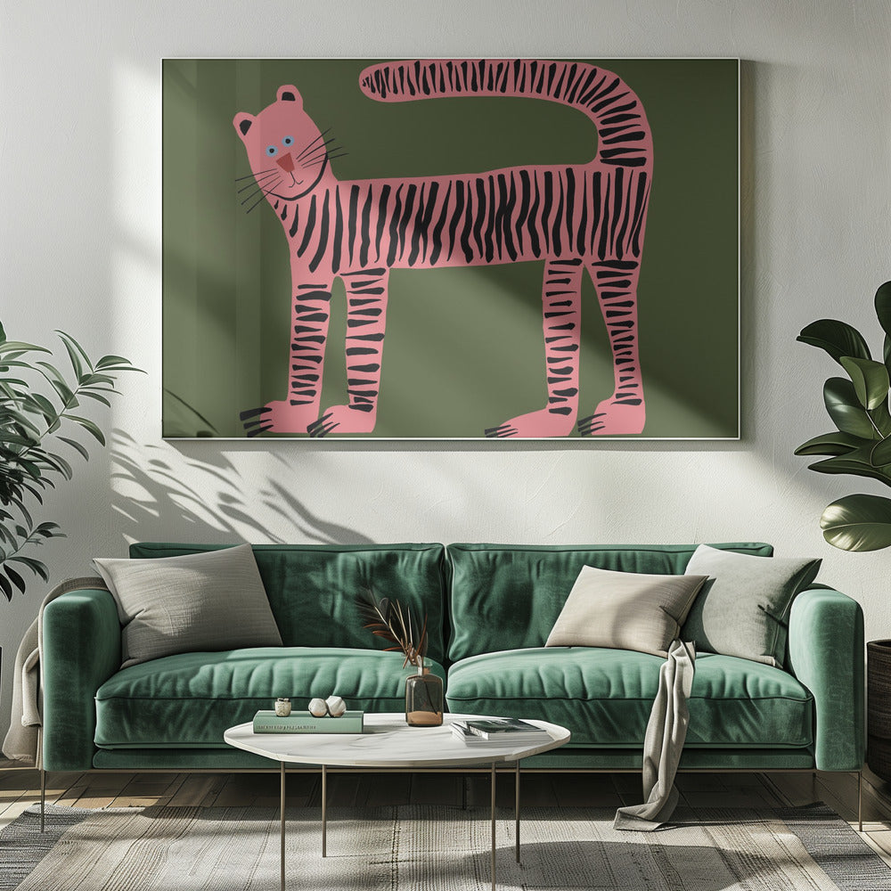 Tijgerkat | Canvas
