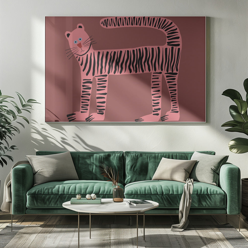 Tijgerkat | Canvas