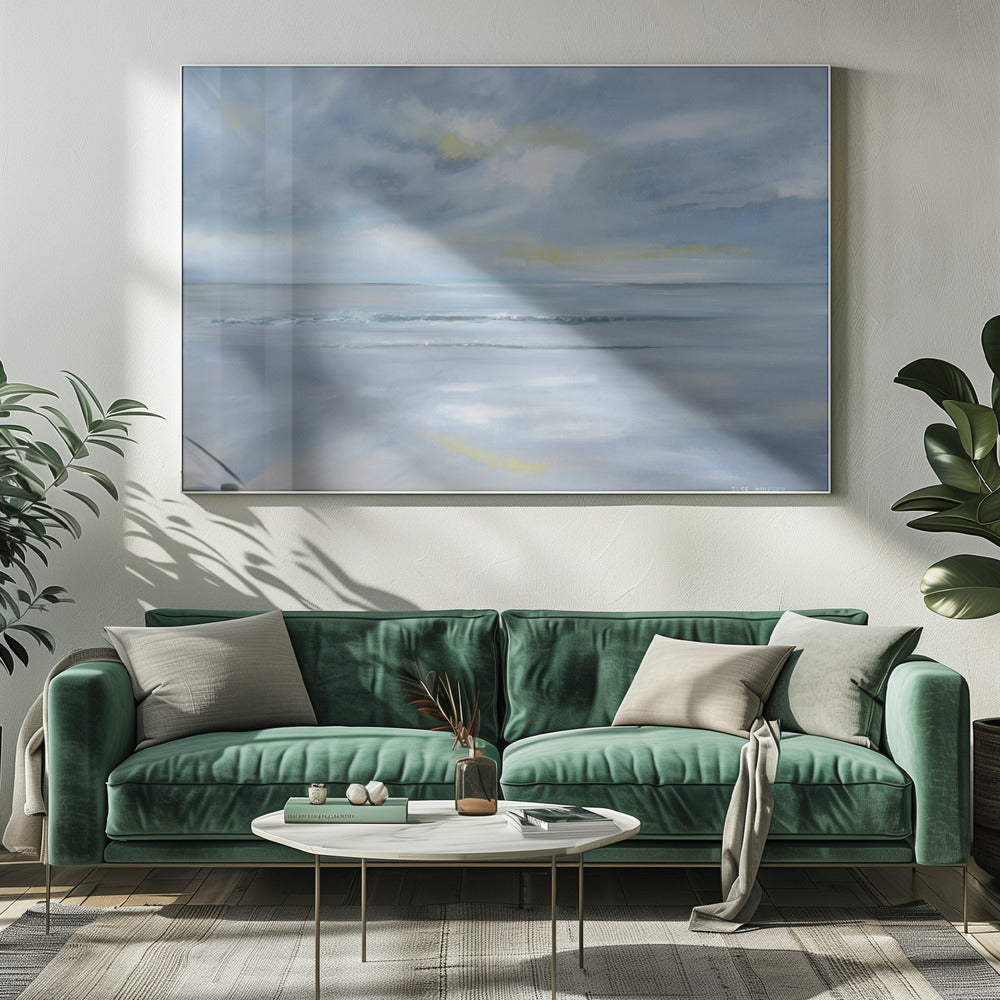 Sereen zeegezicht | Canvas