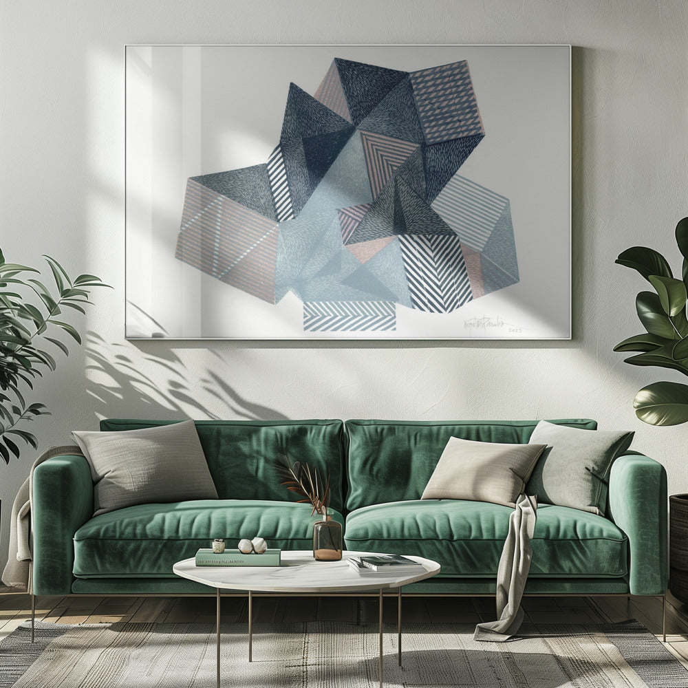 Veelhoekige vorm I. | Canvas