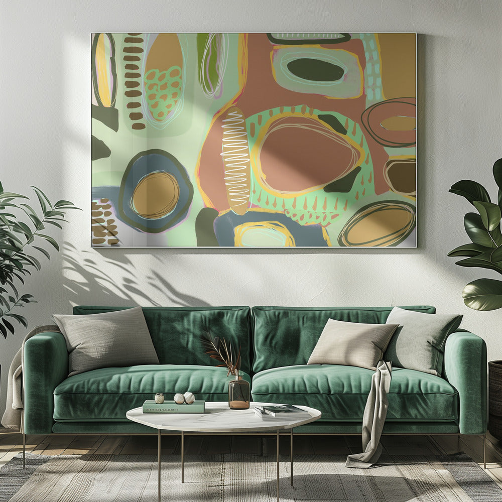 Abstract organisch | Canvas
