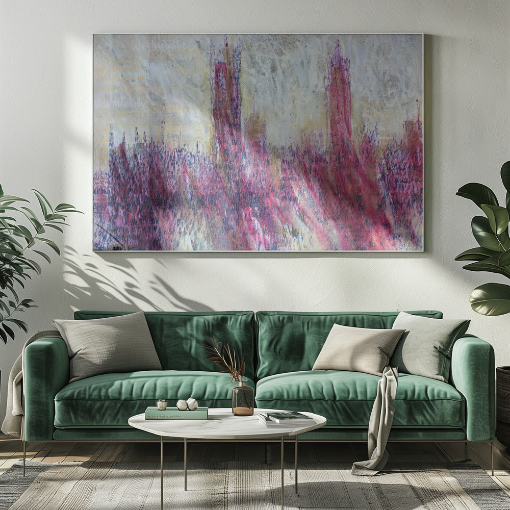 Levendig stadsgezicht | Canvas