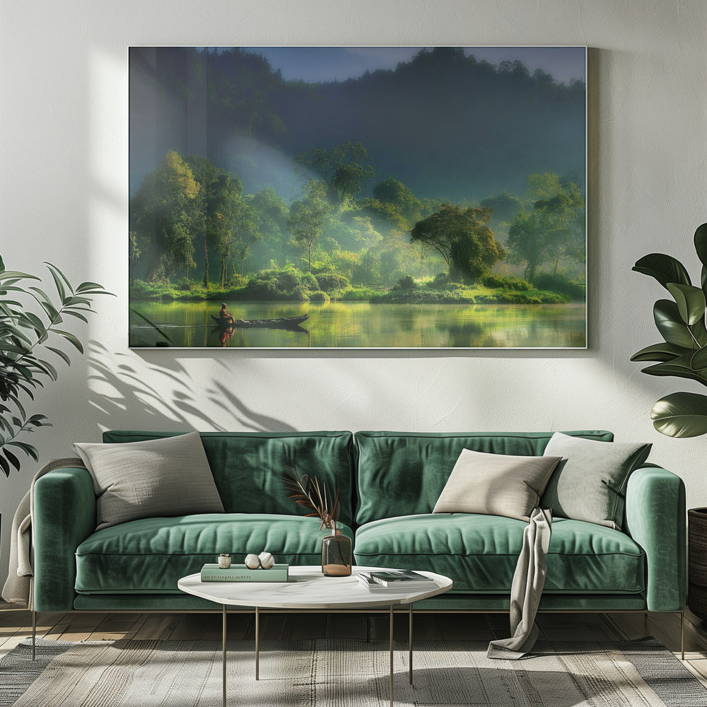 Schilderij van de natuur | Canvas