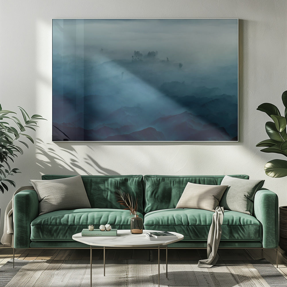 Land van Mist | Canvas