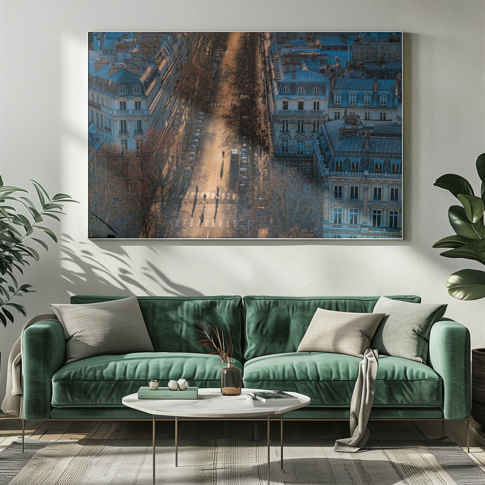 2 fietsers + 2 voetgangers | Canvas