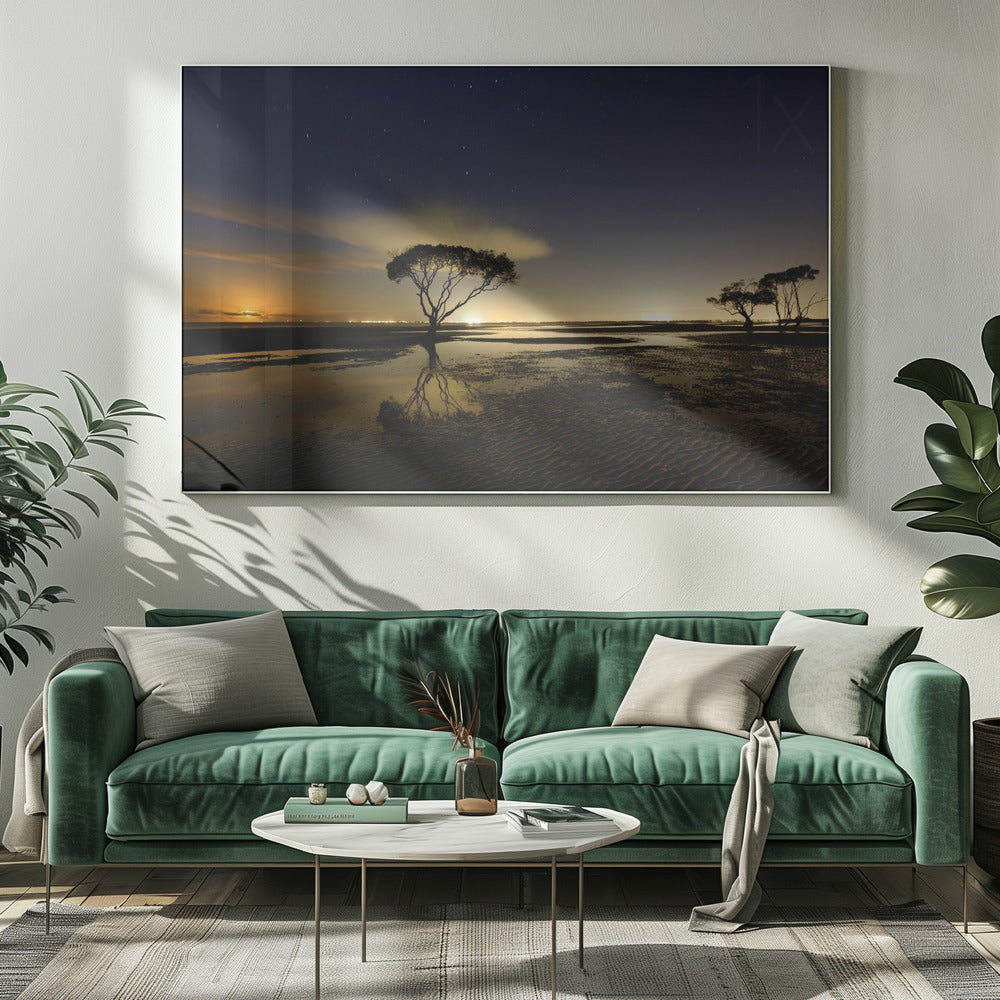 Maanopkomst | Canvas