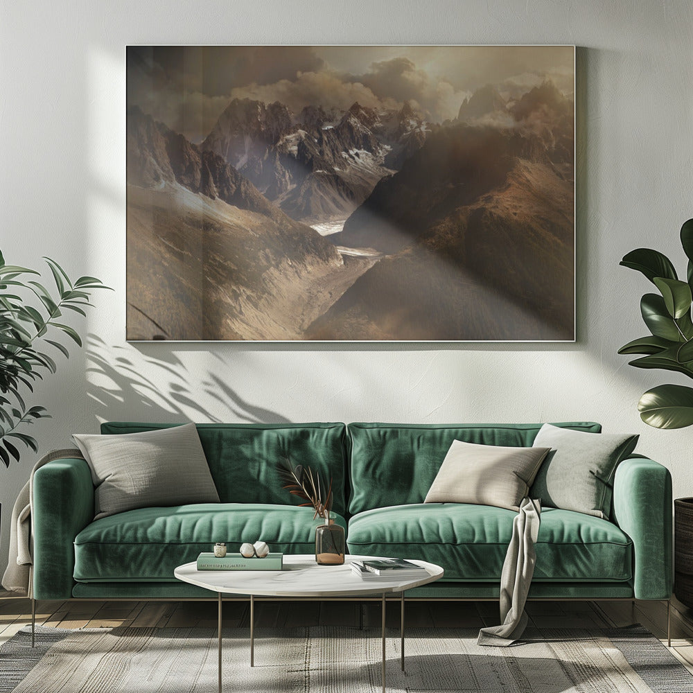 Mont Blanc Massief | Canvas