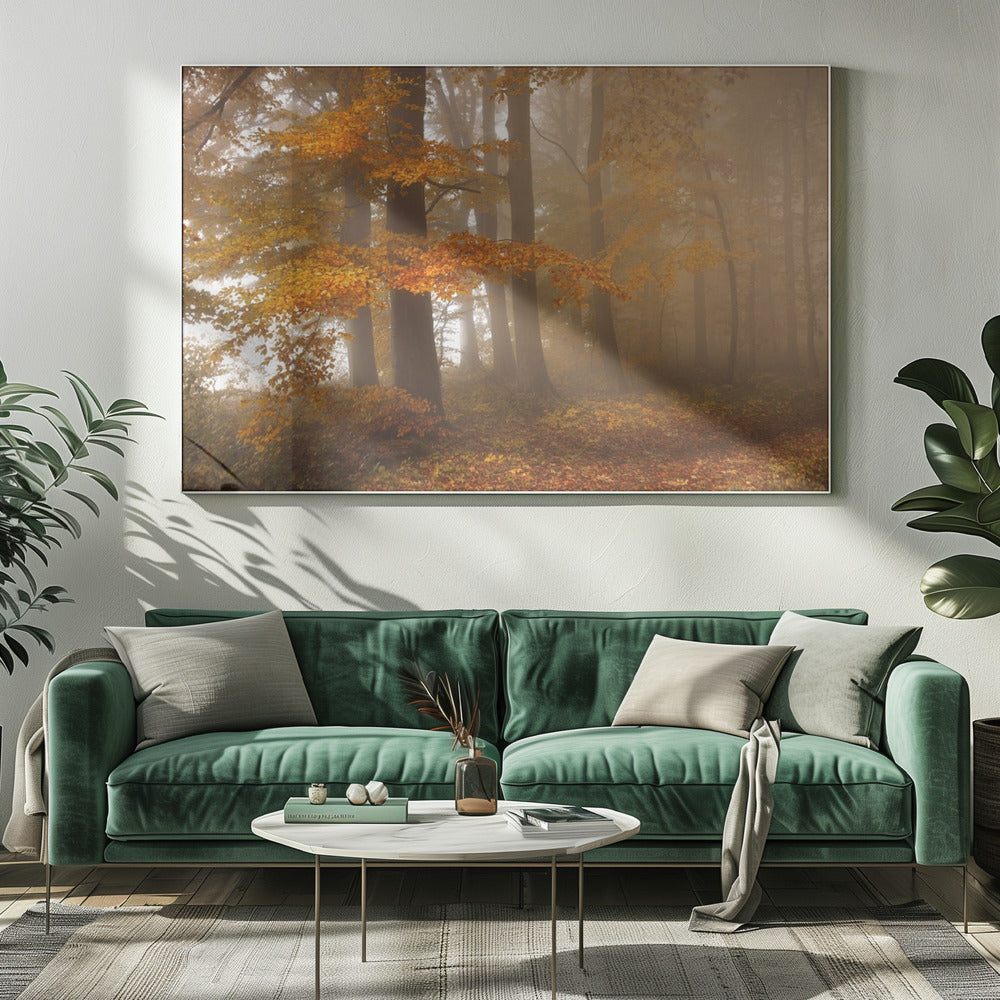 Rand van het bos | Canvas