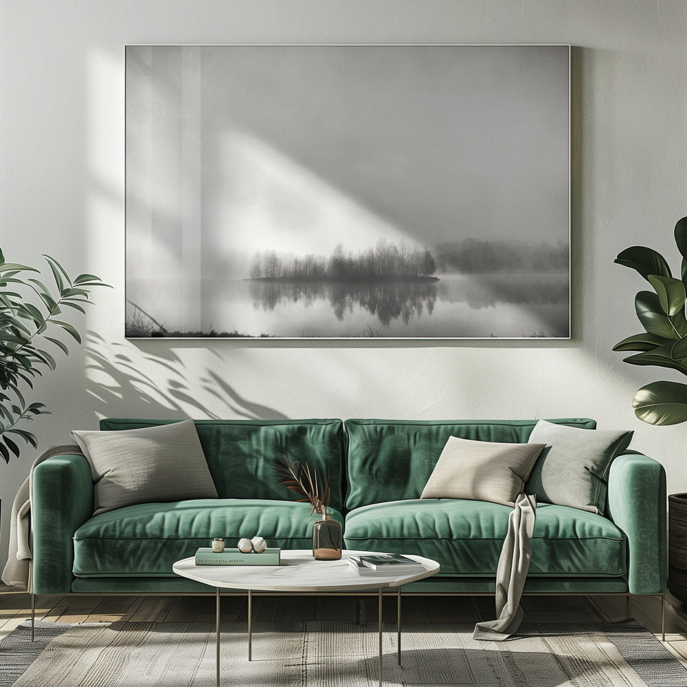eiland van stilte | Canvas