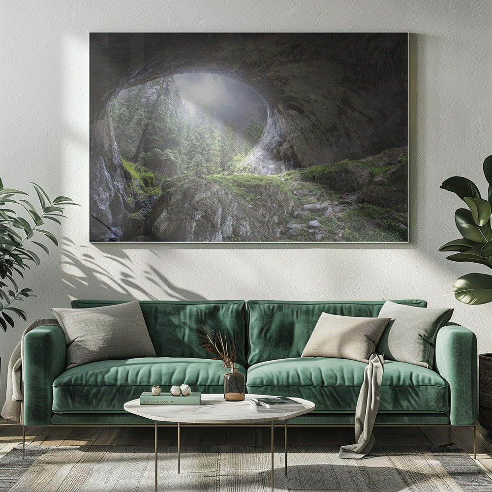 Kijkje in de hemel | Canvas