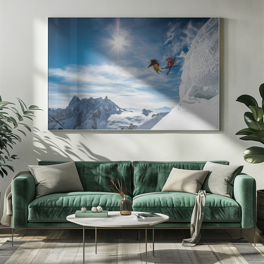 Springende legendes | Canvas