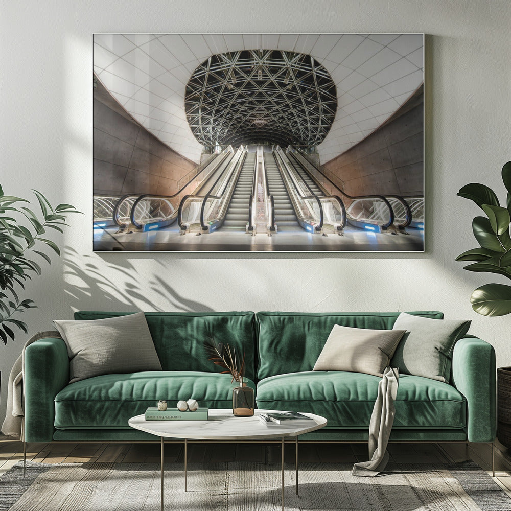 Onder het betonnen oppervlak | Canvas