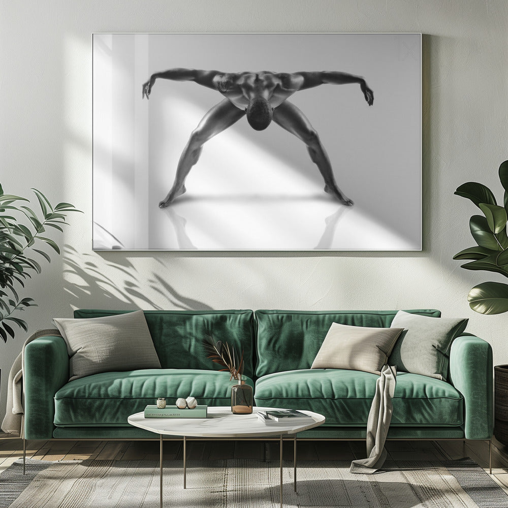 Metallic Naakt 3 | Canvas