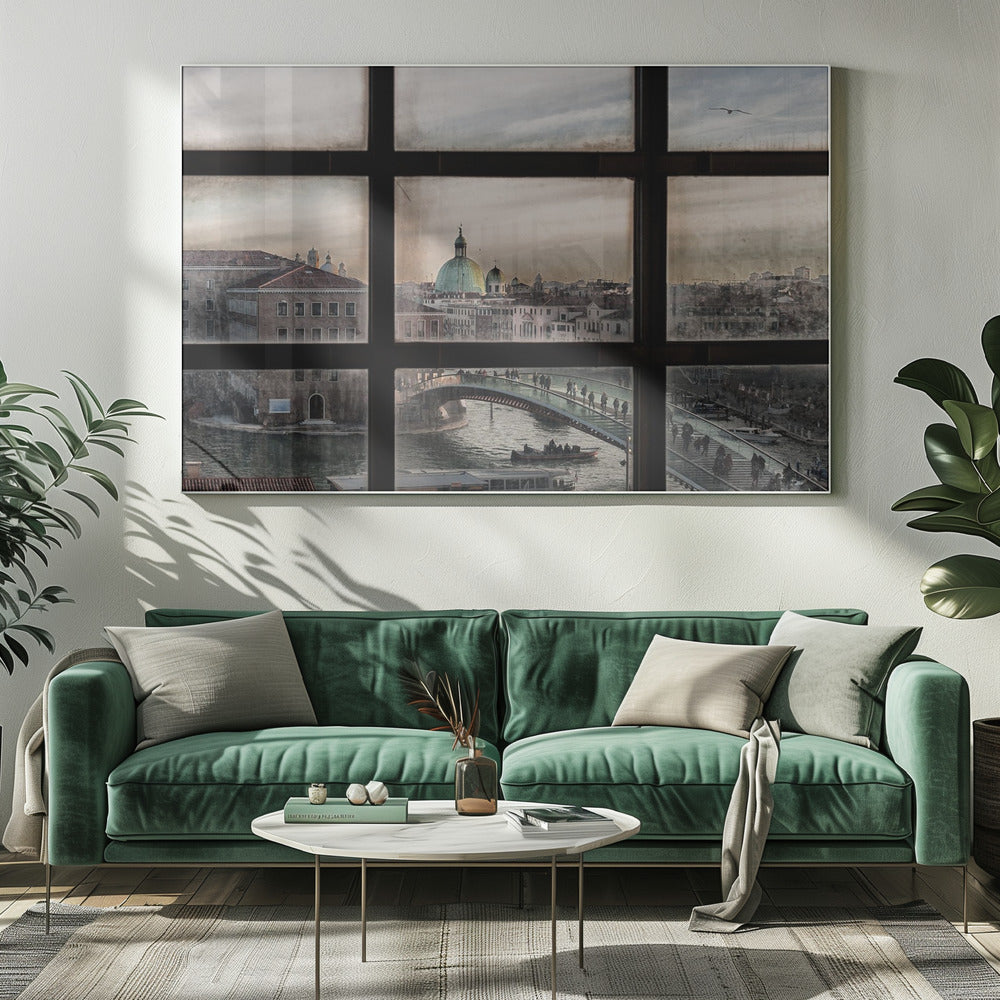 Venetië Raam | Canvas