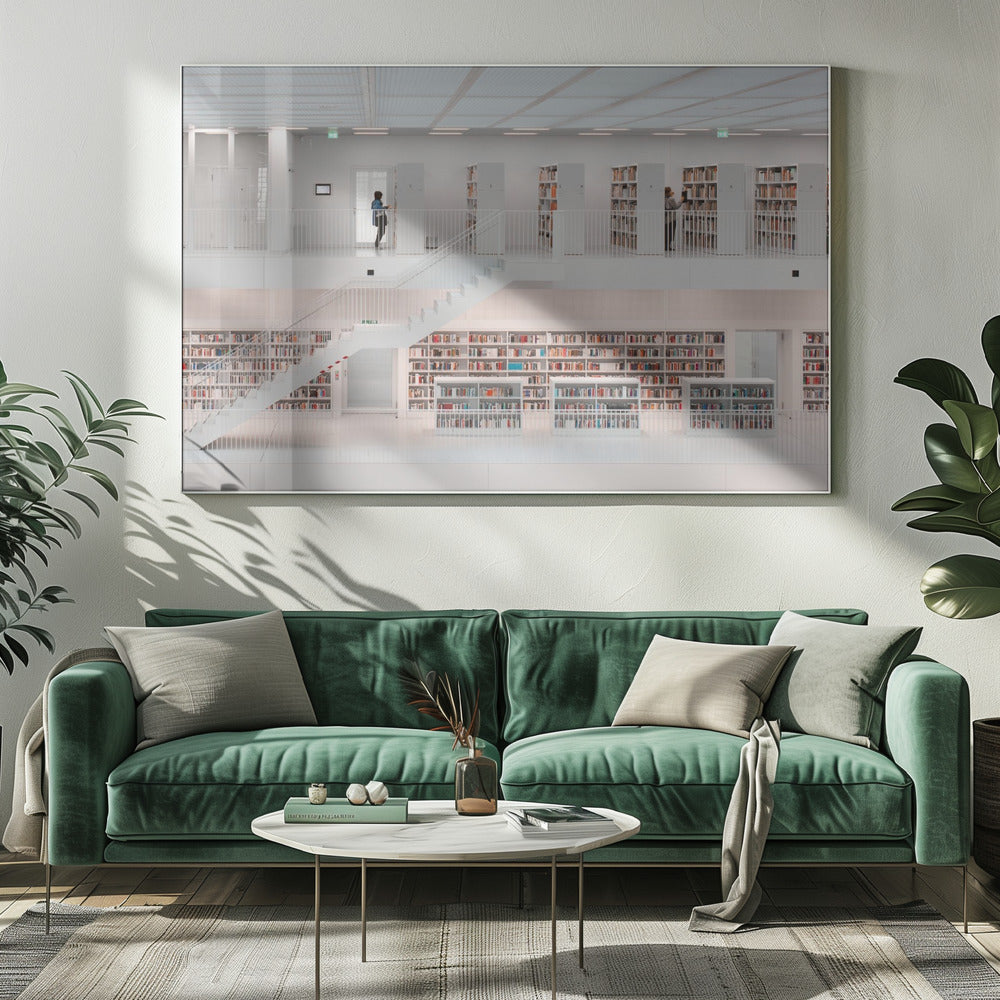 in de bibliotheek, 2014 | Canvas