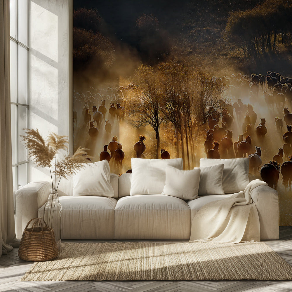 Paarden | Behang